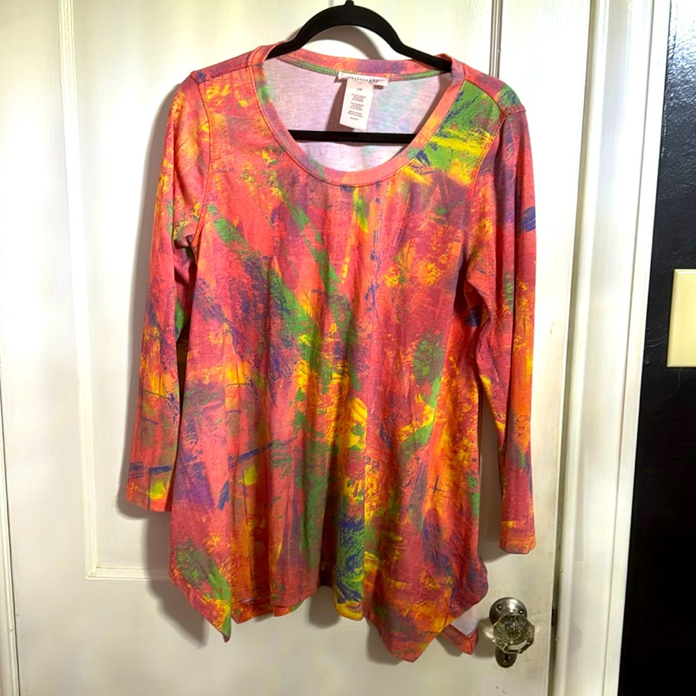 Philosophy top multi‎ colored size L